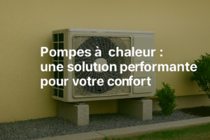 Pompes à chaleur : une solution performante pour votre confort
